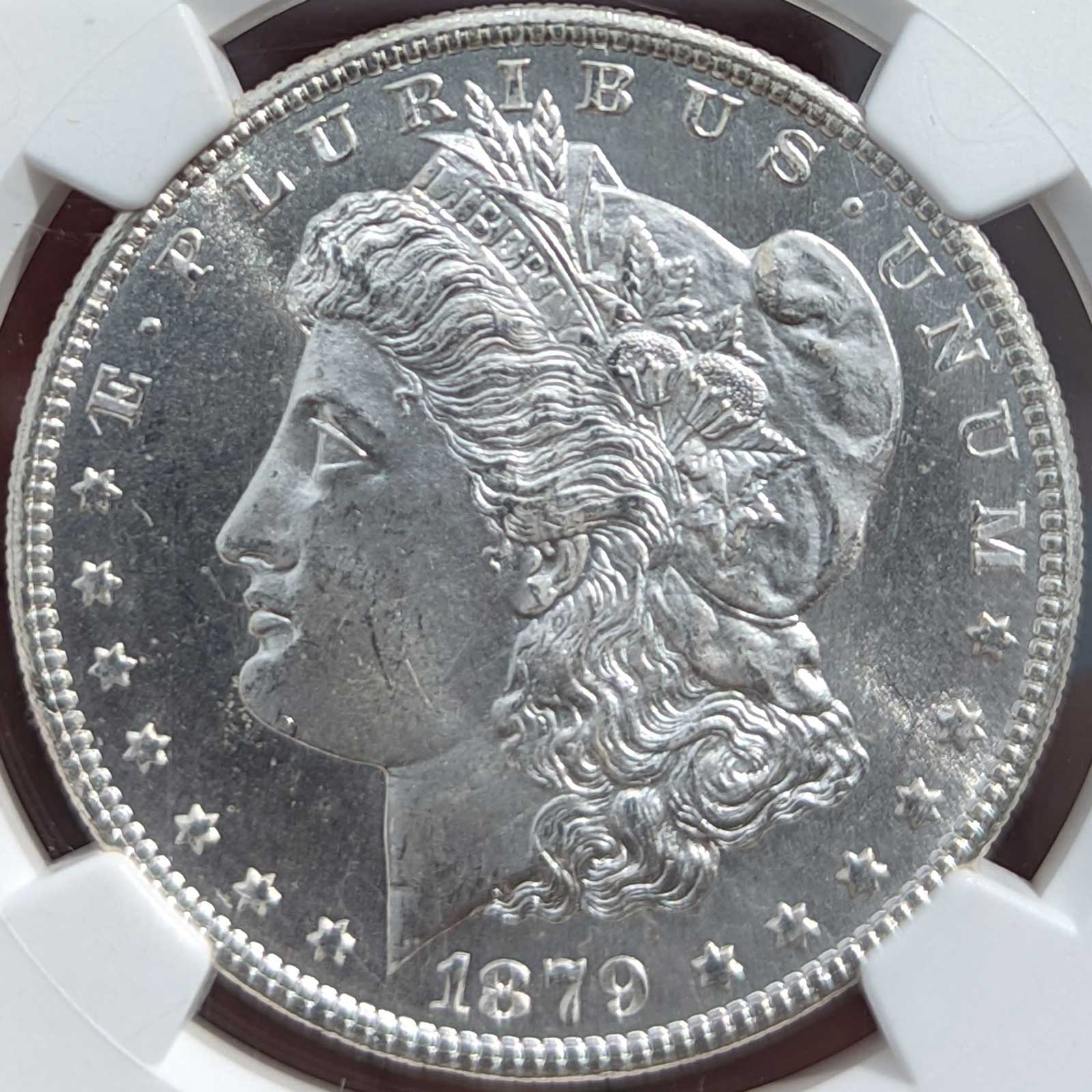 1879 s morgan silver dollar ngc ms66+