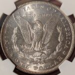 1887 morgan dollar ngc ms64* rainbow
