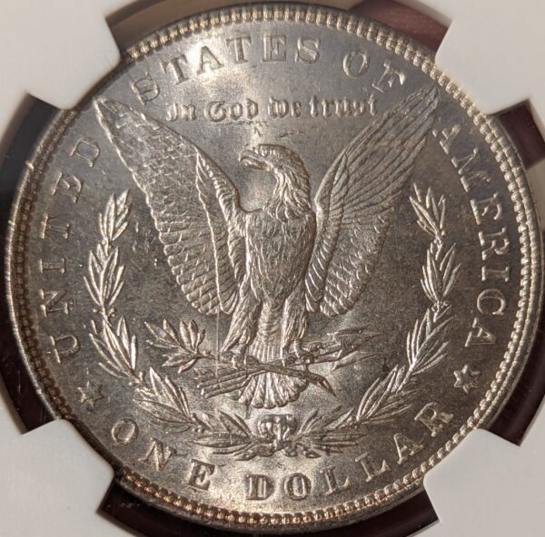 1887 morgan dollar ngc ms64* rainbow