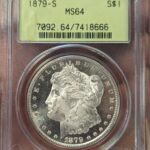 1879 s morgan dollar ms64 pcgs
