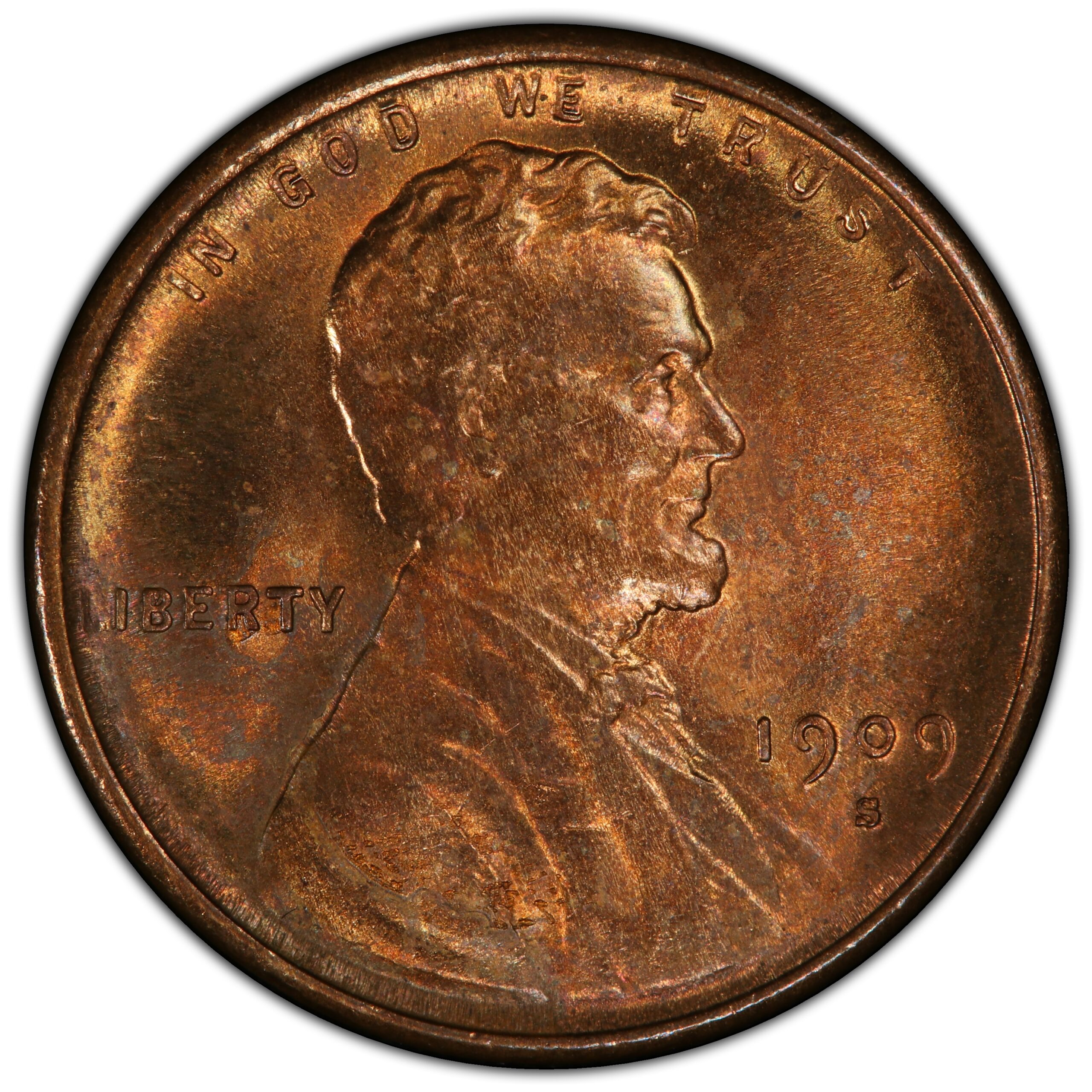 1909 s v.d.b. pcgs ms64rb